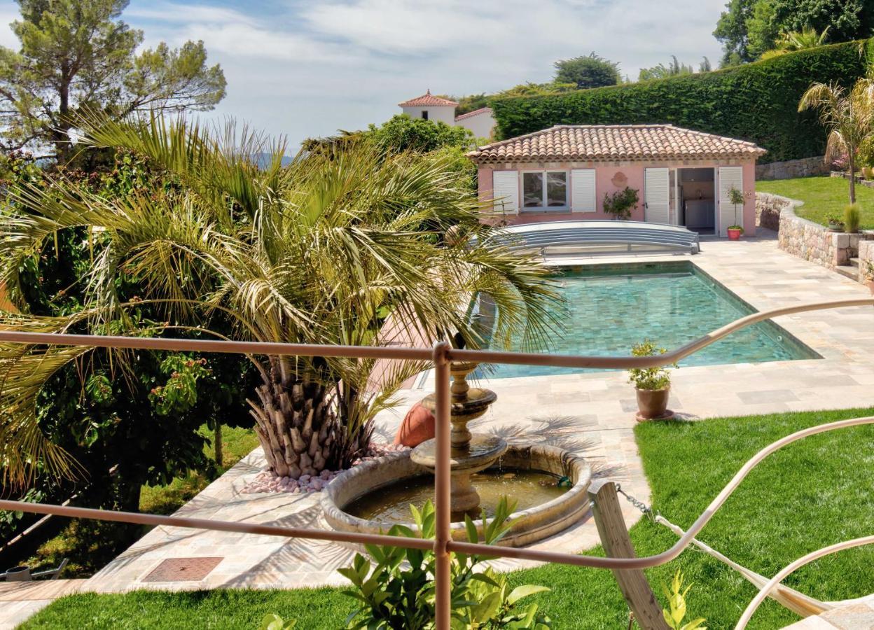Adorable Maison Independante 30M2 Avec Piscine En Saison Cabris Exteriör bild